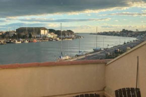 Appartement calme vue sur l'hérault et la mer